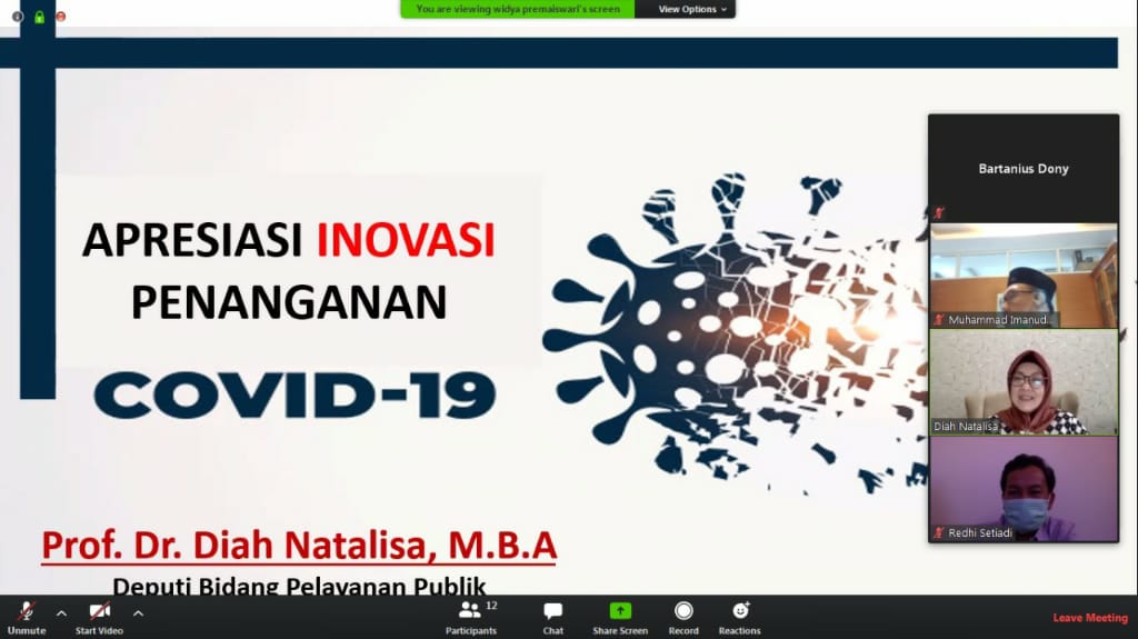 Kementerian PANRB Akan Beri Apresiasi Untuk Inovasi Penanganan Covid-19