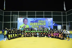Dewi Ansar Buka  Kejuaraan Bola Voli Gubernur Cup Kategori Putri U-23 Zona Bintan Tahun 2024