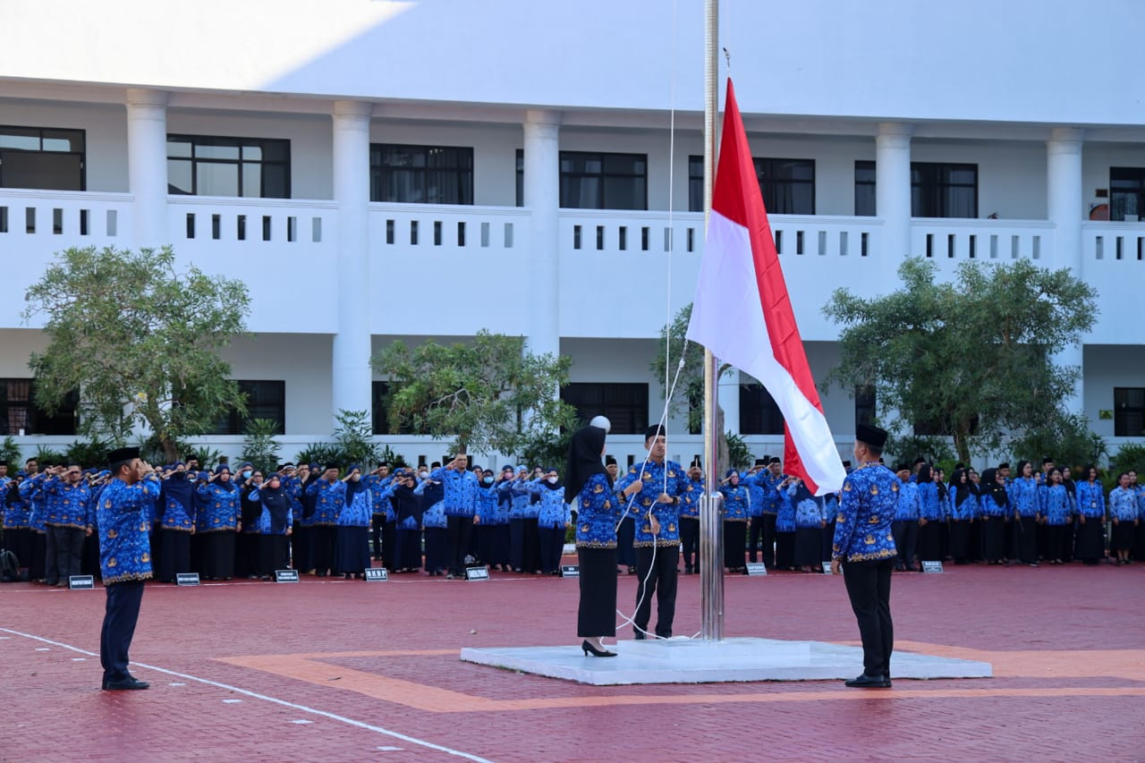 Pemprov Kepri Gelar Upacara Peringatan HUT ke-51 KORPRI tahun 2022
