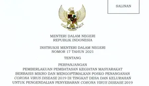 Perpanjang Pemberlakuan Pembatasan Kegiatan Masyarakat Berbasis Mikro dan Mengoptimalkan Posko Penanganan Covid-19