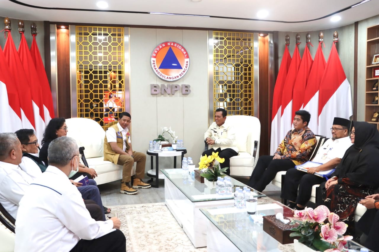 Gubernur Ansar Temui Kepala BNPB RI, Bawa Usulan Penanganan Banjir Rob Natuna dan Bintan
