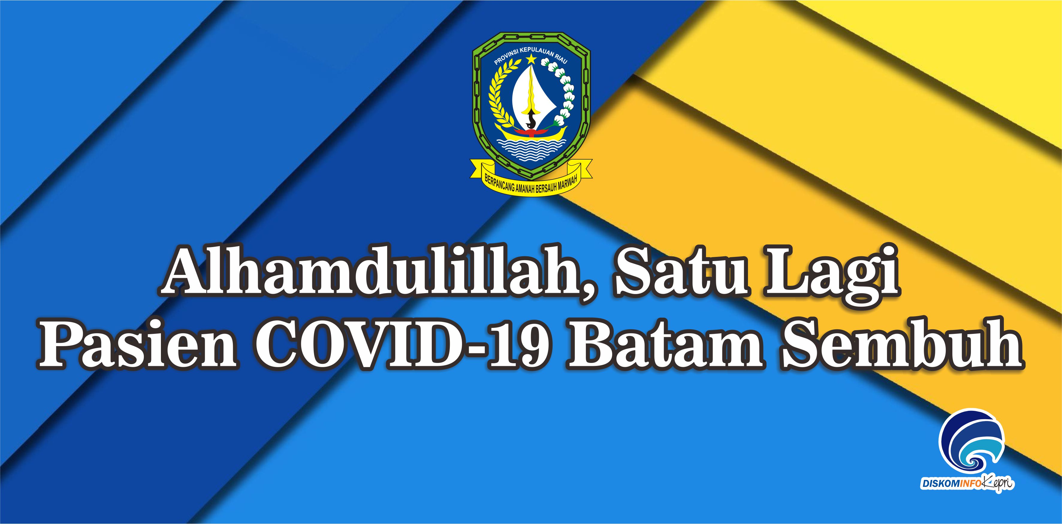 Alhamdulillah, Satu Lagi Pasien COVID-19 Batam Sembuh