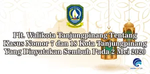 Plt. Walikota Tanjungpinang Tentang Kasus Nomor 7 dan 18 Kota Tanjungpinang Yang Dinyatakan Sembuh Pada 2 Mei 2020