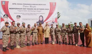 Jadi Inspektur Upacara Ulang Tahun ke-19 Tagana, Gubernur Ansar Dorong Edukasi dan Manajemen Kebencanaan