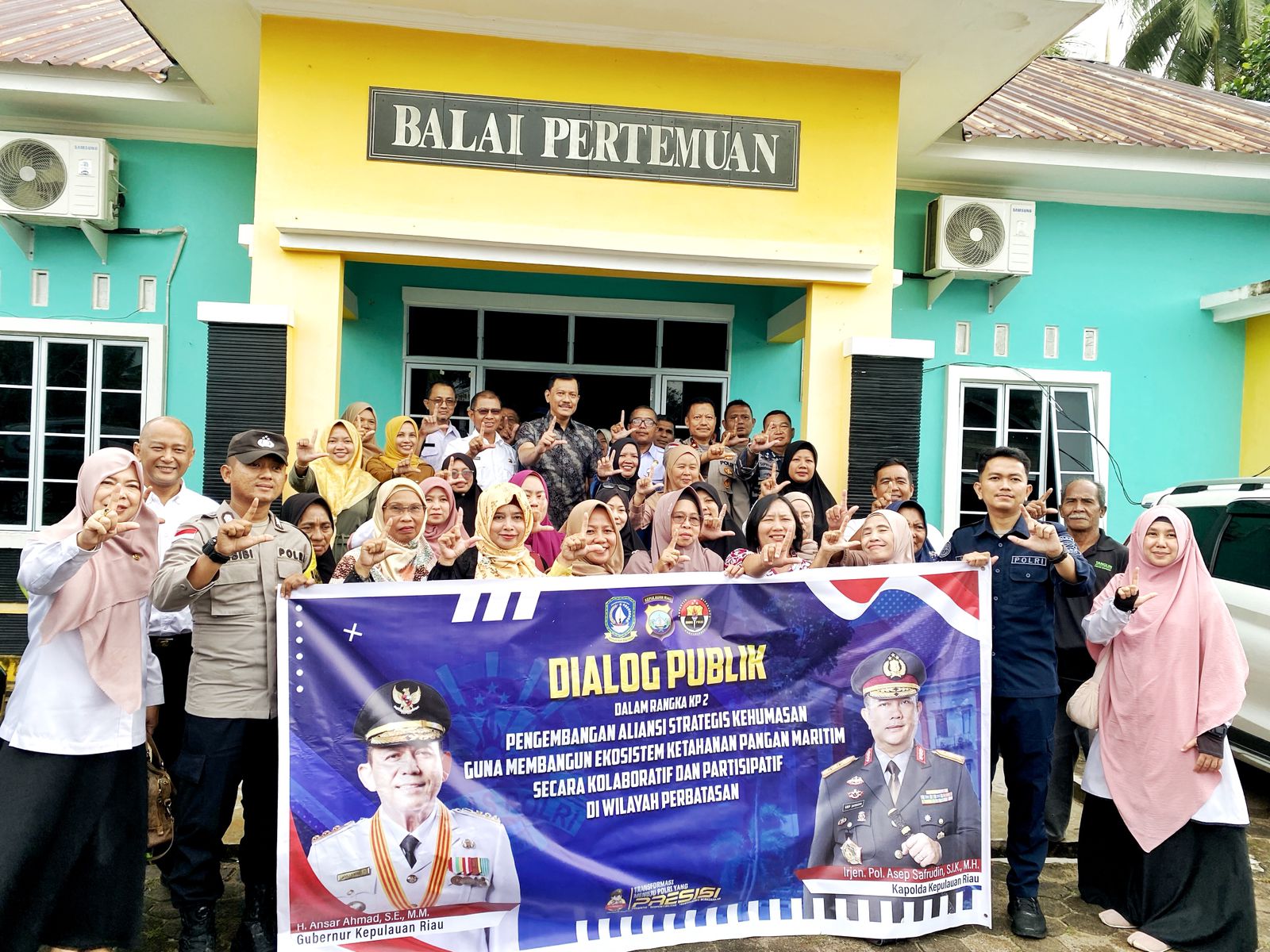 Sinergi Pentahelix, Desa Pengudang Jadi Pilot Project Ketahanan Pangan Maritim Polda Kepri
