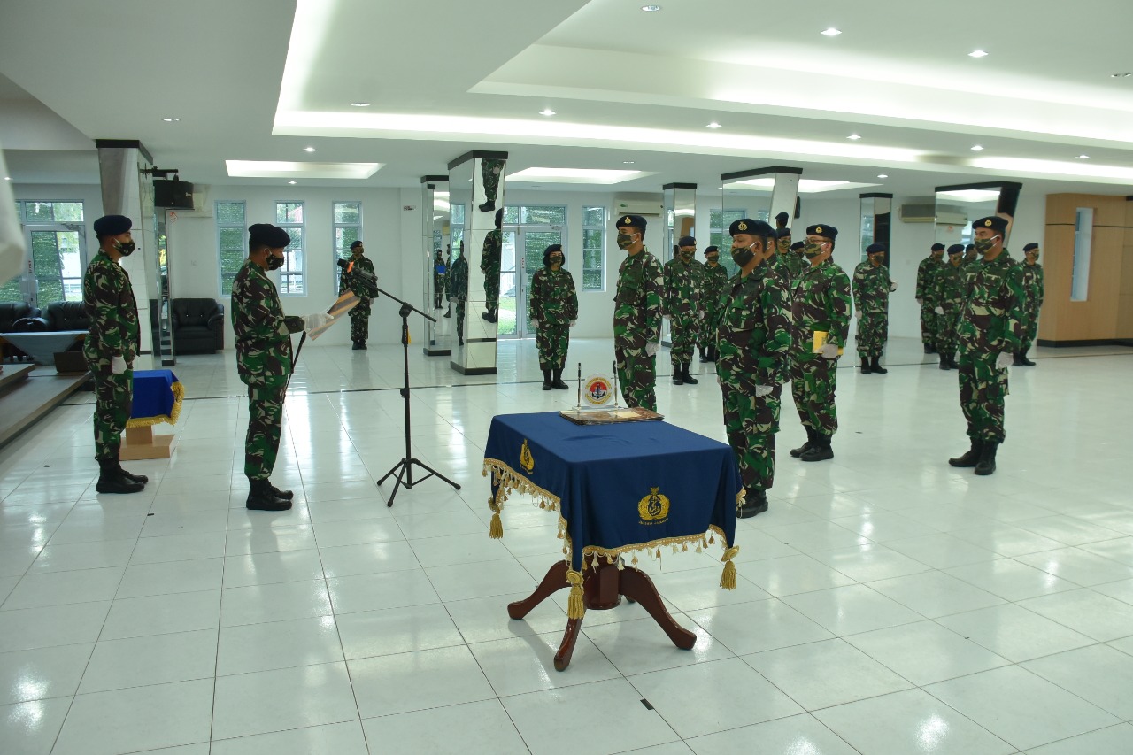 Danlantamal IV Pimpin Sertijab Danlanal Ranai Dan Kafasharkan Mentigi