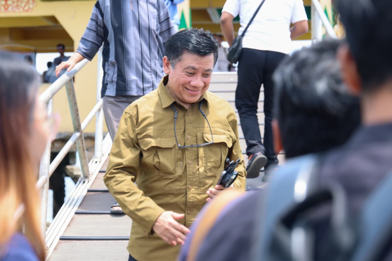 Gubernur Ansar Dampingi Deputi Bappenas Tinjau Pulau Penyengat