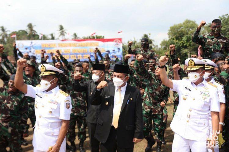Gubernur Hadiri Upacara Penutupan Dikmaba &amp; Dikmata PK TNI AL Angkatan XLI 2021