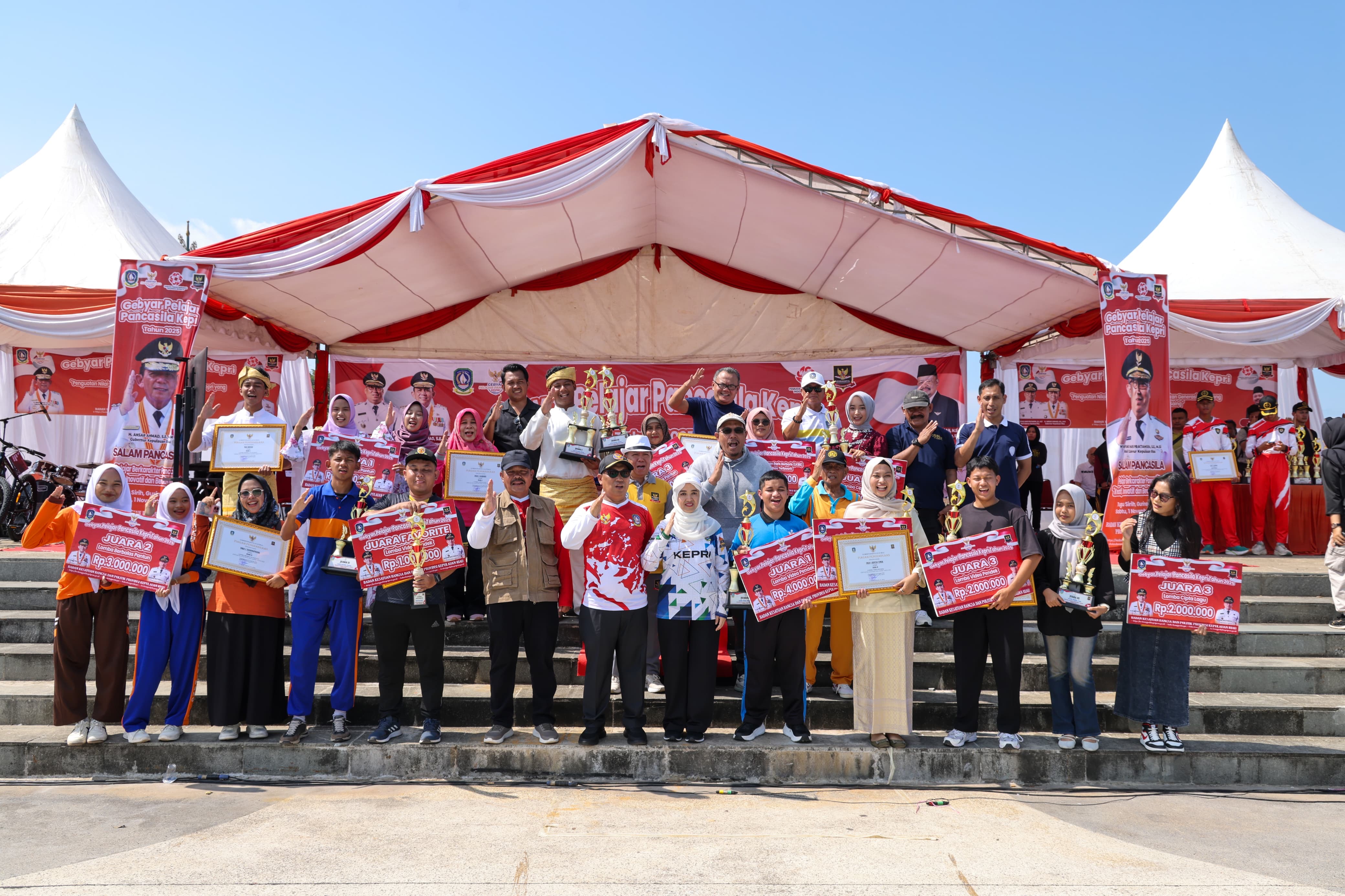 Sebanyak 2.200 Peserta Meriahkan Gebyar Pelajar Pancasila 2025 di Tugu Sirih Tanjungpinang