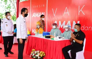Presiden Puji Pelaksanaan Vaksinasi di Kepri
