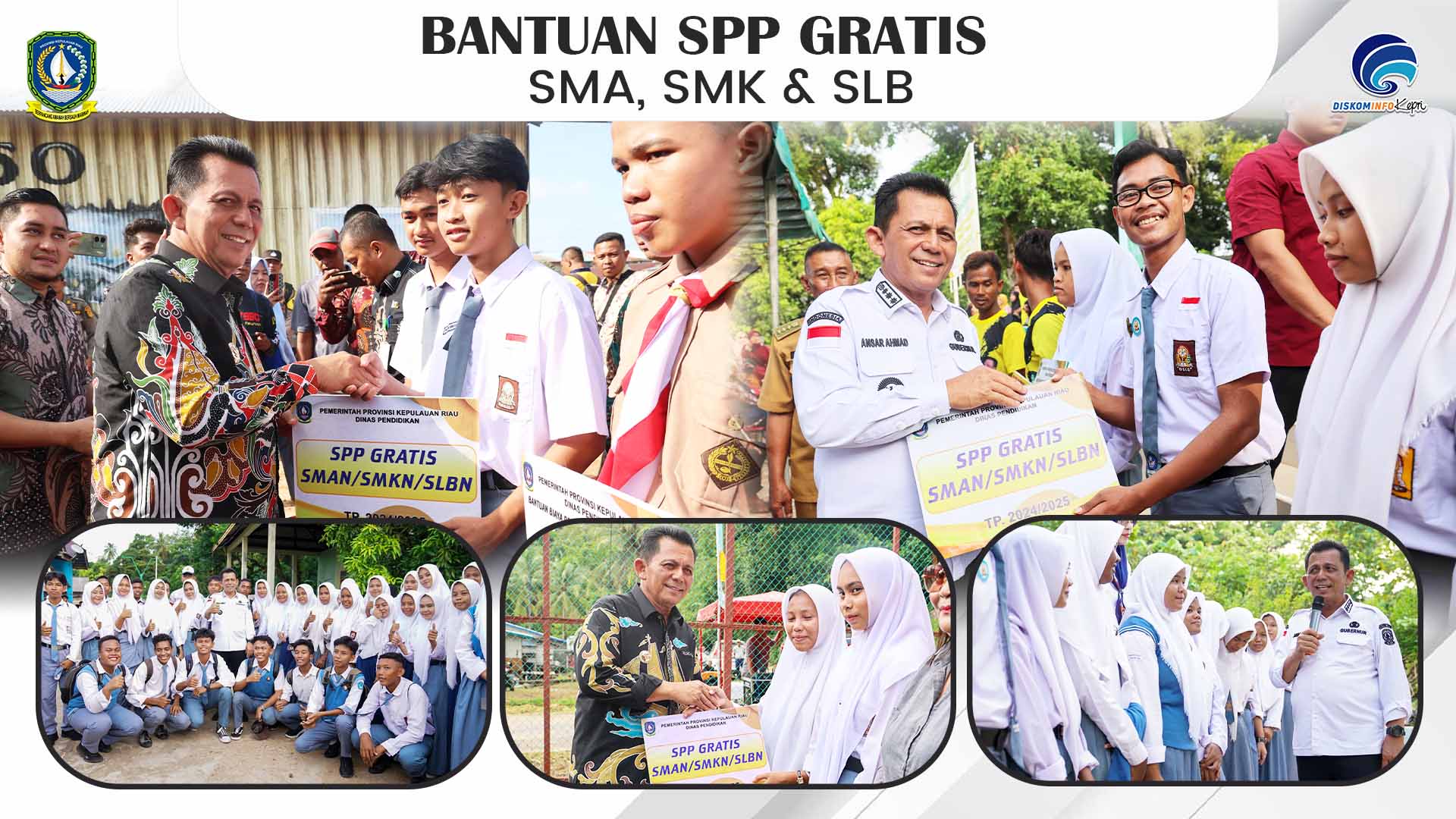 Program Gubernur Ansar Gratiskan SPP Untuk Anak-Anak SMA/SMK dan SLB Terealisasi