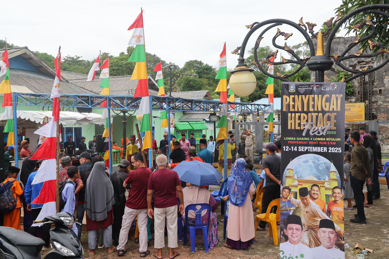 Lomba Gasing jadi Pembuka Penyengat Heritage Fest 2025