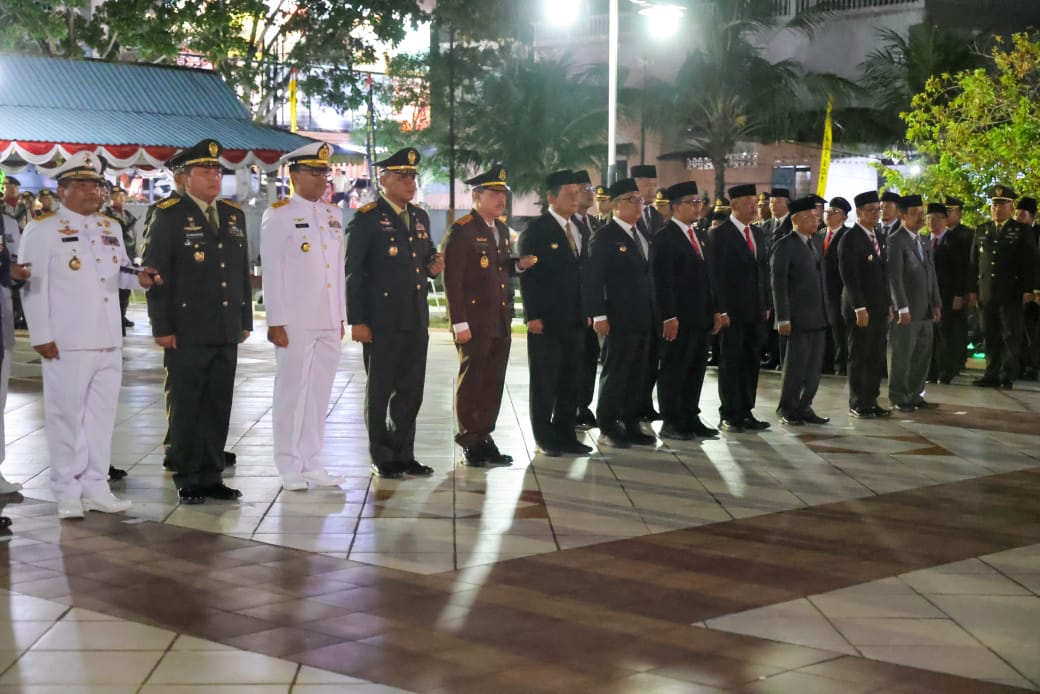 Apel Kehormatan dan Renungan Suci di TMP Pusara Bakti, Warnai Awal Peringatan HUT RI ke-80 di Kepri