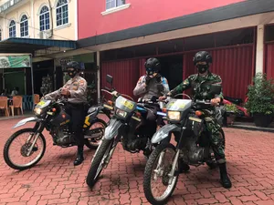 Patroli Skala Besar Gabungan TNI-POLRI dalam Rangka Operasi Mantap Praja Seligi 2020
