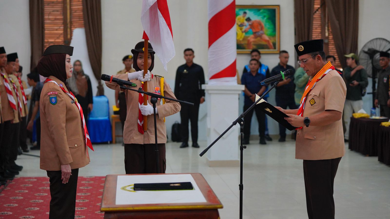 Pramuka Natuna Siap Berinovasi, Gubernur Ansar Lantik Pengurus Masa Bakti 2025–2030