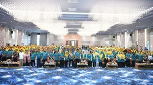 Dewi Ansar Buka Jambore Kader PKK Tingkat Kabupaten Bintan Tahun 2023