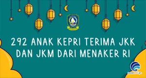292 Anak Kepri Terima JKK Dan JKM Dari Menaker RI