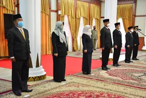 PELANTIKAN PEJABAT JPT PRATAMA KEPRI OLEH GUBERNUR KEPRI
