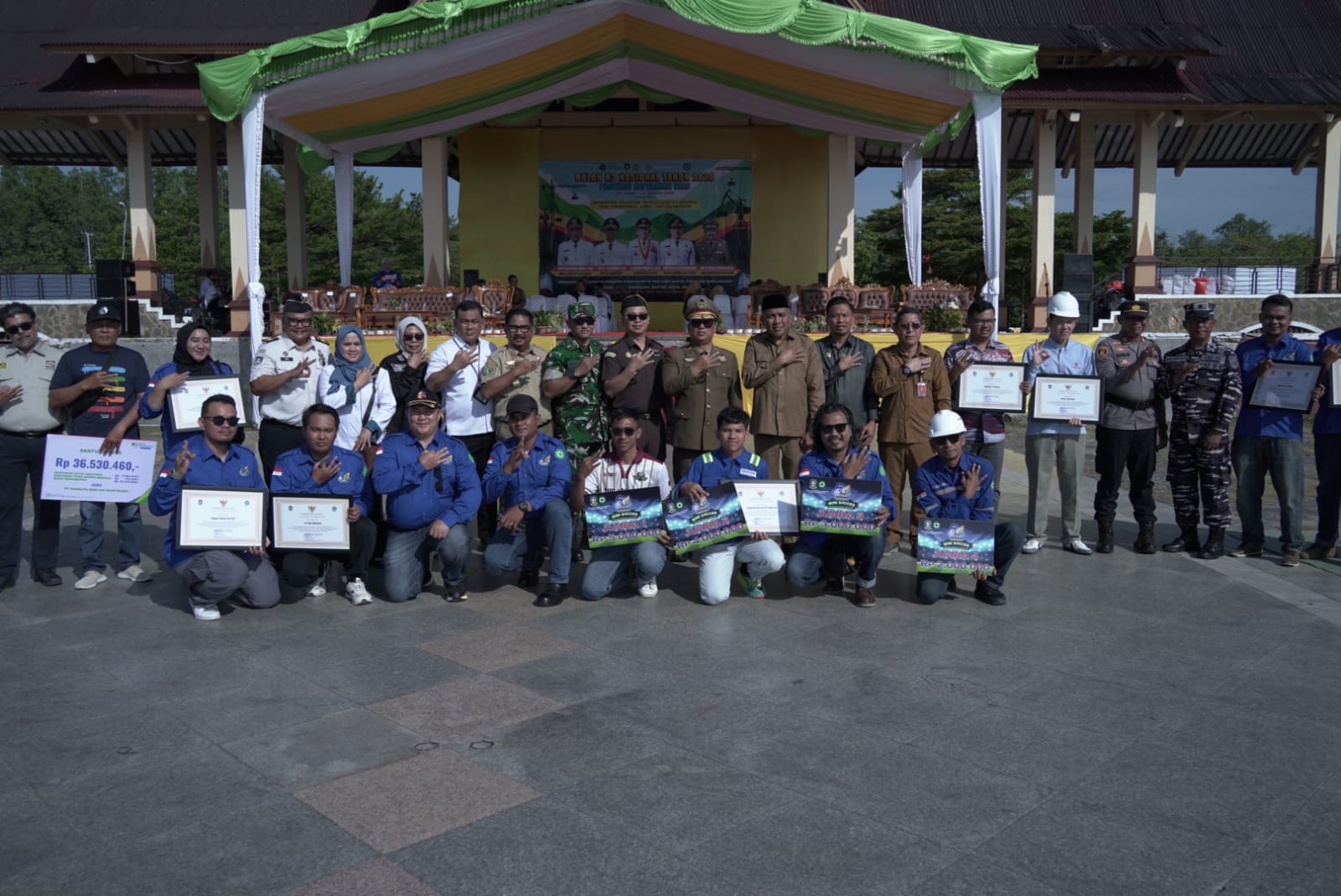 Pimpin Apel Bulan K3 Nasional di Karimun, Wagub Nyanyang Ajak Bersama Terus Lindungi Pekerja