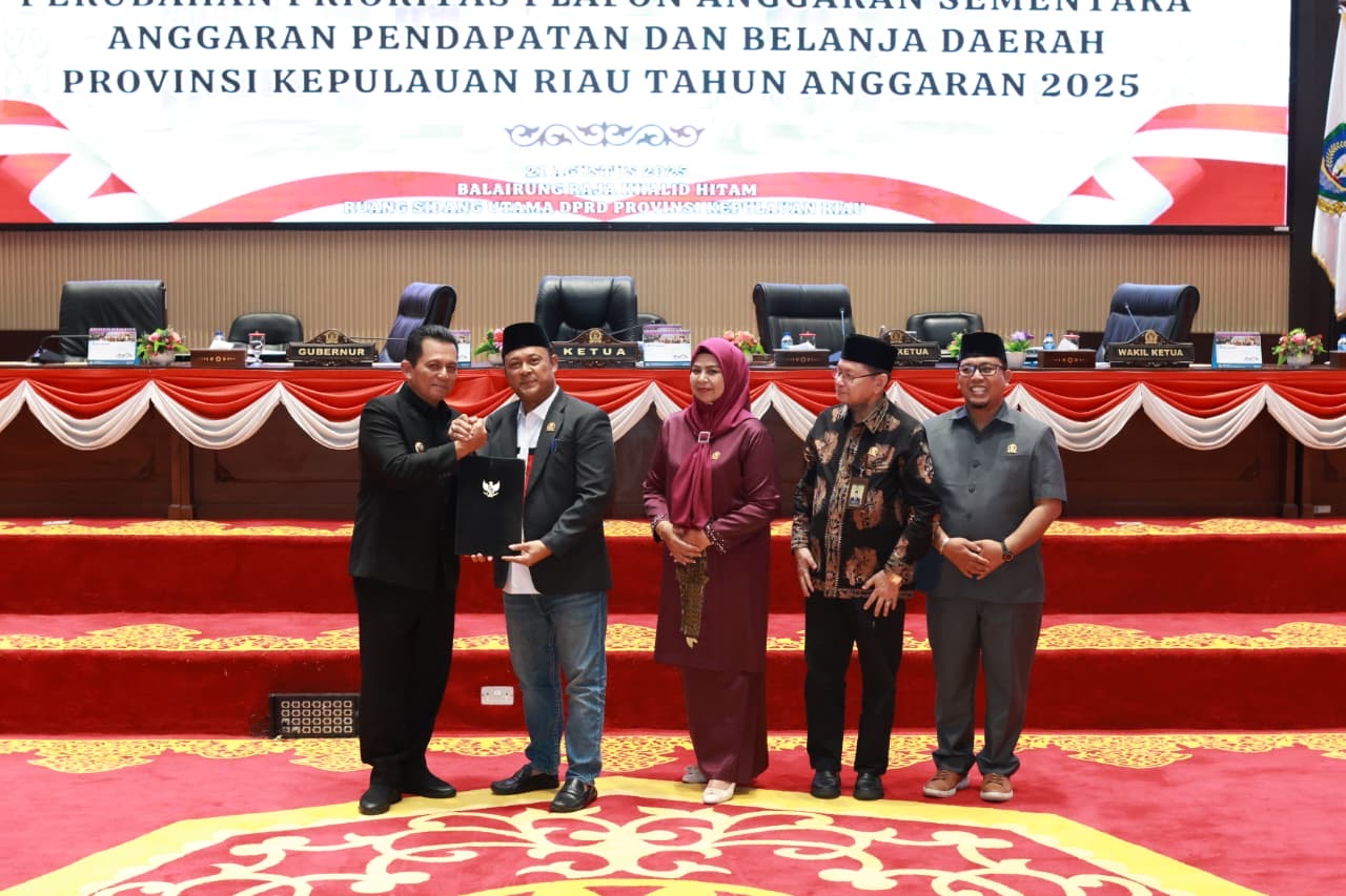 Pemprov dan DPRD Kepri Sepakati Perubahan KUA-PPAS APBD 2025