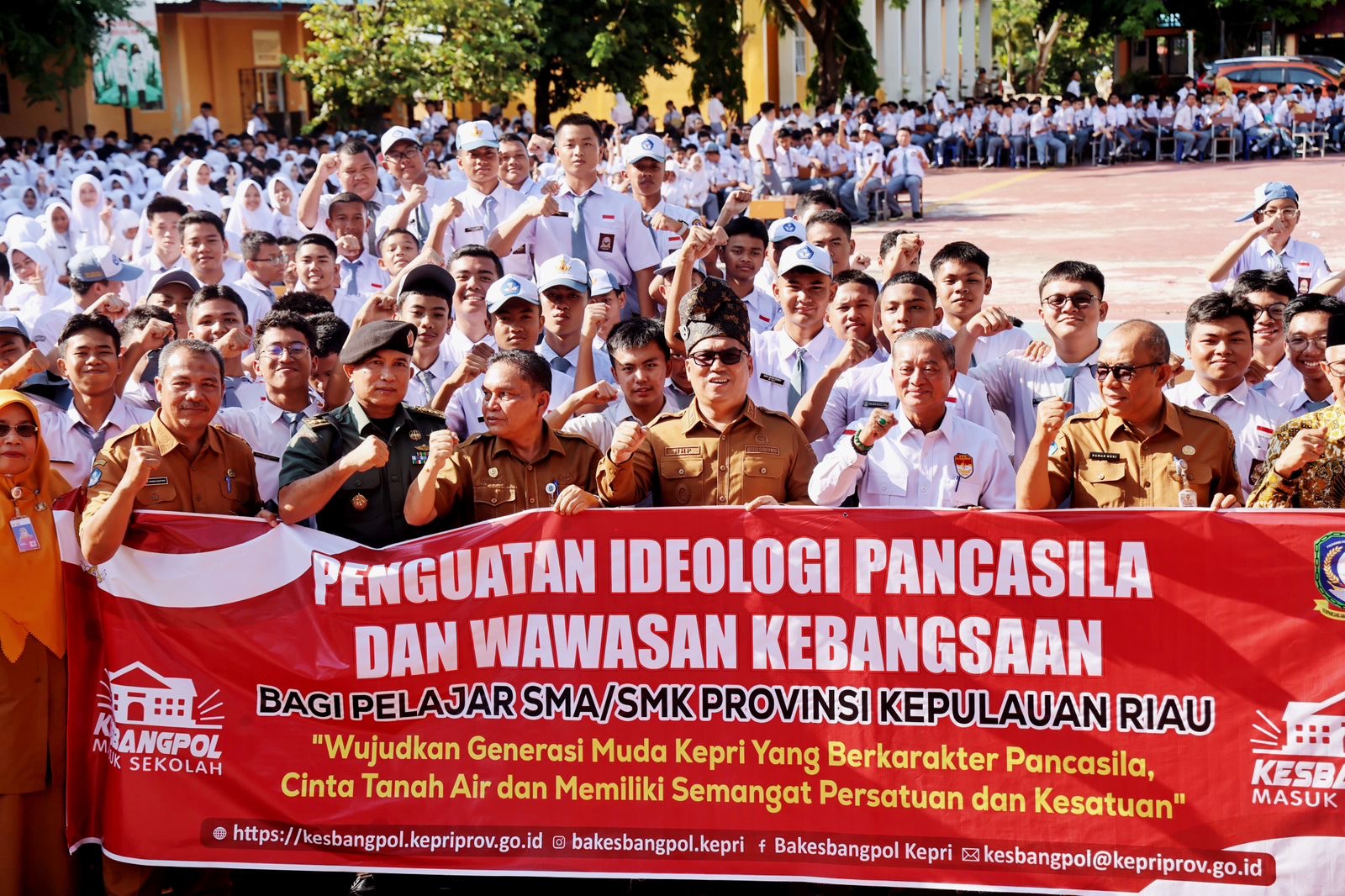 Wagub Nyanyang Buka Kegiatan Perdana KEMAS di SMA Negeri 1 Tanjungpinang