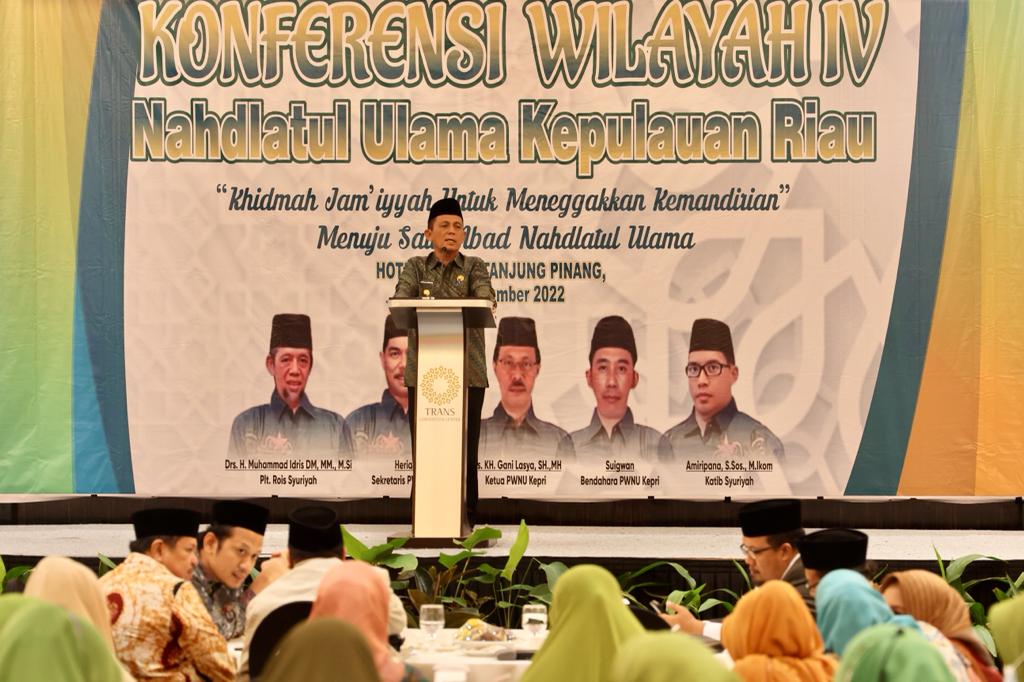 Gubernur Ansar Sebut Pengaruh Besar NU Untuk Mendukung Program Pemerintah