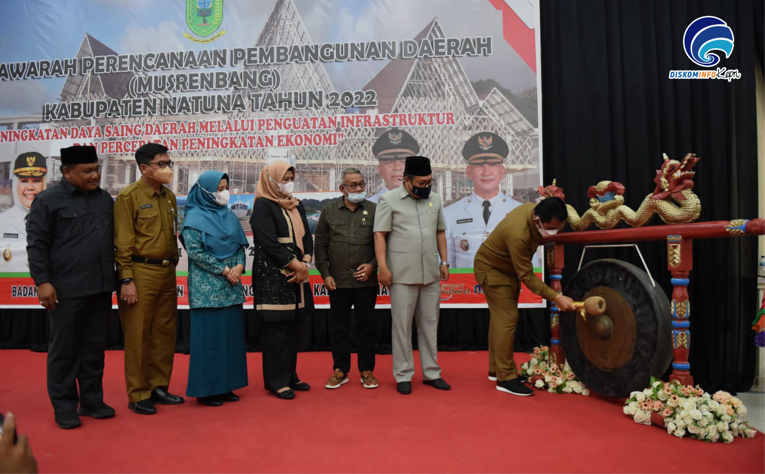 Kunker ke Natuna, Gubernur Ansar Sekaligus Buka Musrenbang Natuna 2022