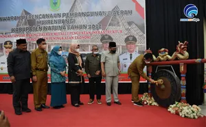 Kunker ke Natuna, Gubernur Ansar Sekaligus Buka Musrenbang Natuna 2022