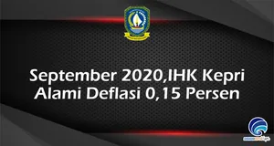 September 2020, IHK Kepri Alami Deflasi 0,15 Persen