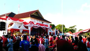 MERIAHNYA SEMPENA KEMERDEKAAN DI GEDUNG DAERAH