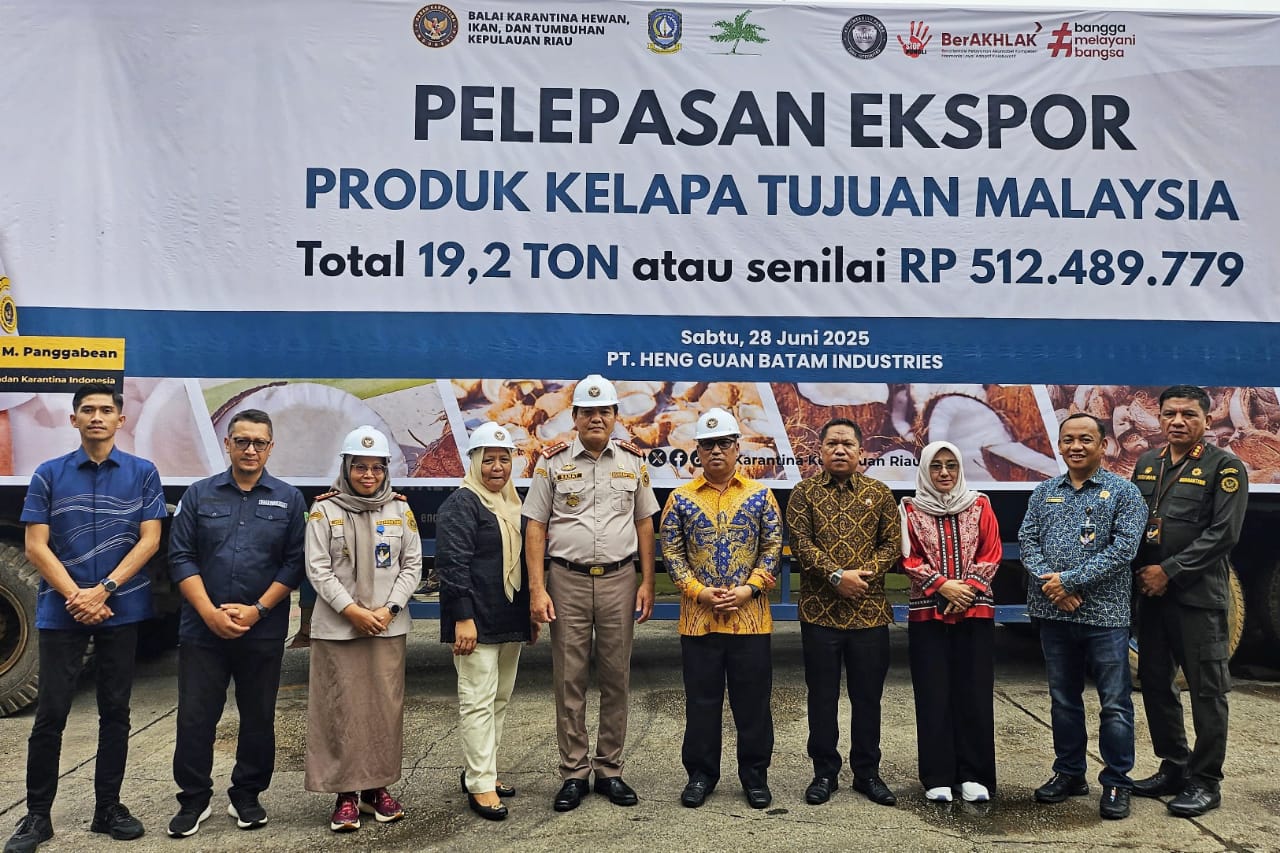Nilai Ekspor Kepri Januari-Mei 2025 Naik 34,75 Persen
