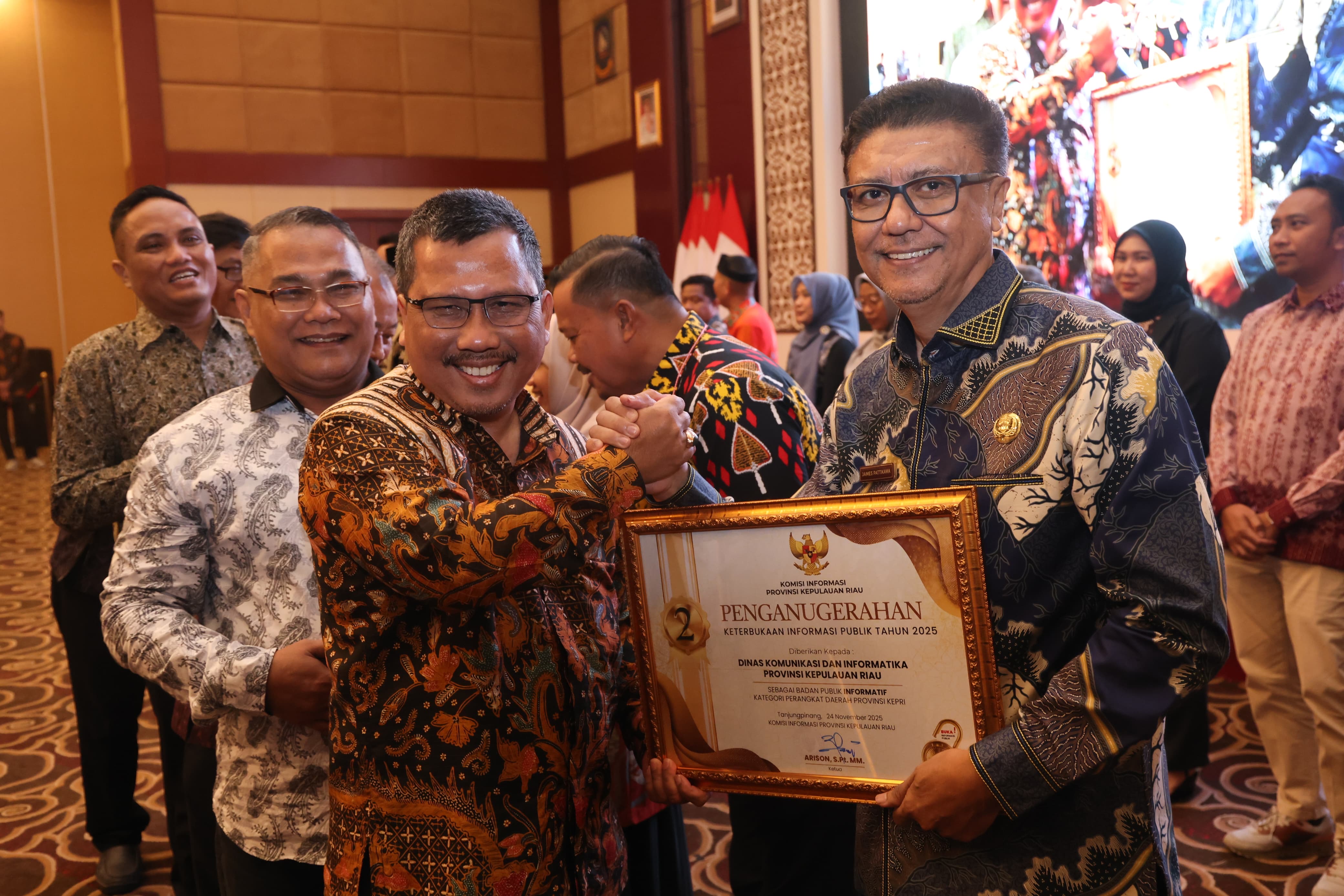 Anugerah KIP Kepri 2025: Jumlah Badan Publik Informatif Melonjak Dua Kali Lipat