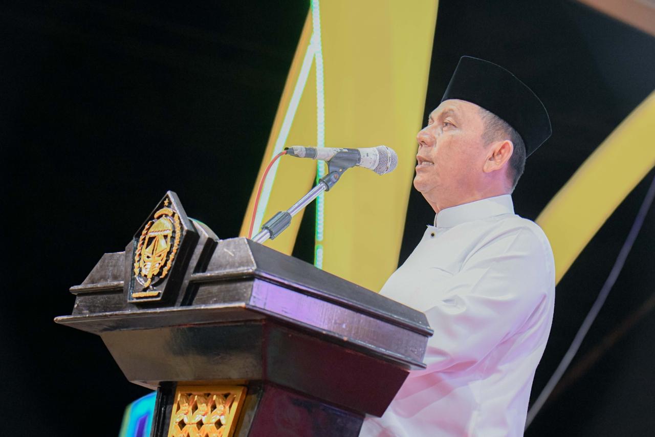 Gubernur Ansar Ajak Masyarakat Karimun Teladani Akhlak Rasulullah dalam Tabligh Akbar Peringatan Maulid Nabi