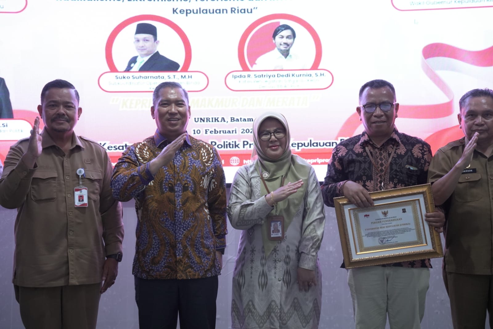 Wagub Nyanyang Buka Rembuk Pancasila Seri IV Digelar di Unrika Batam, Tekankan Peran Generasi Muda Cegah Radikalisme