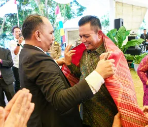 Gubernur Ansar Hadiri Perayaan HUT ke-40 HKBP Rogate Kijang