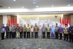 Usai Dilantik Gubernur dan Wakil Gubernur Kepri Hadiri Pelantikan Kepala BP Batam