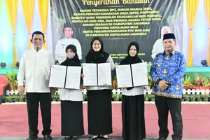 Penyerahan Bantuan Insentif Komponen Masyarakat Kepri Selama Ramadhan Ditutup di Anambas