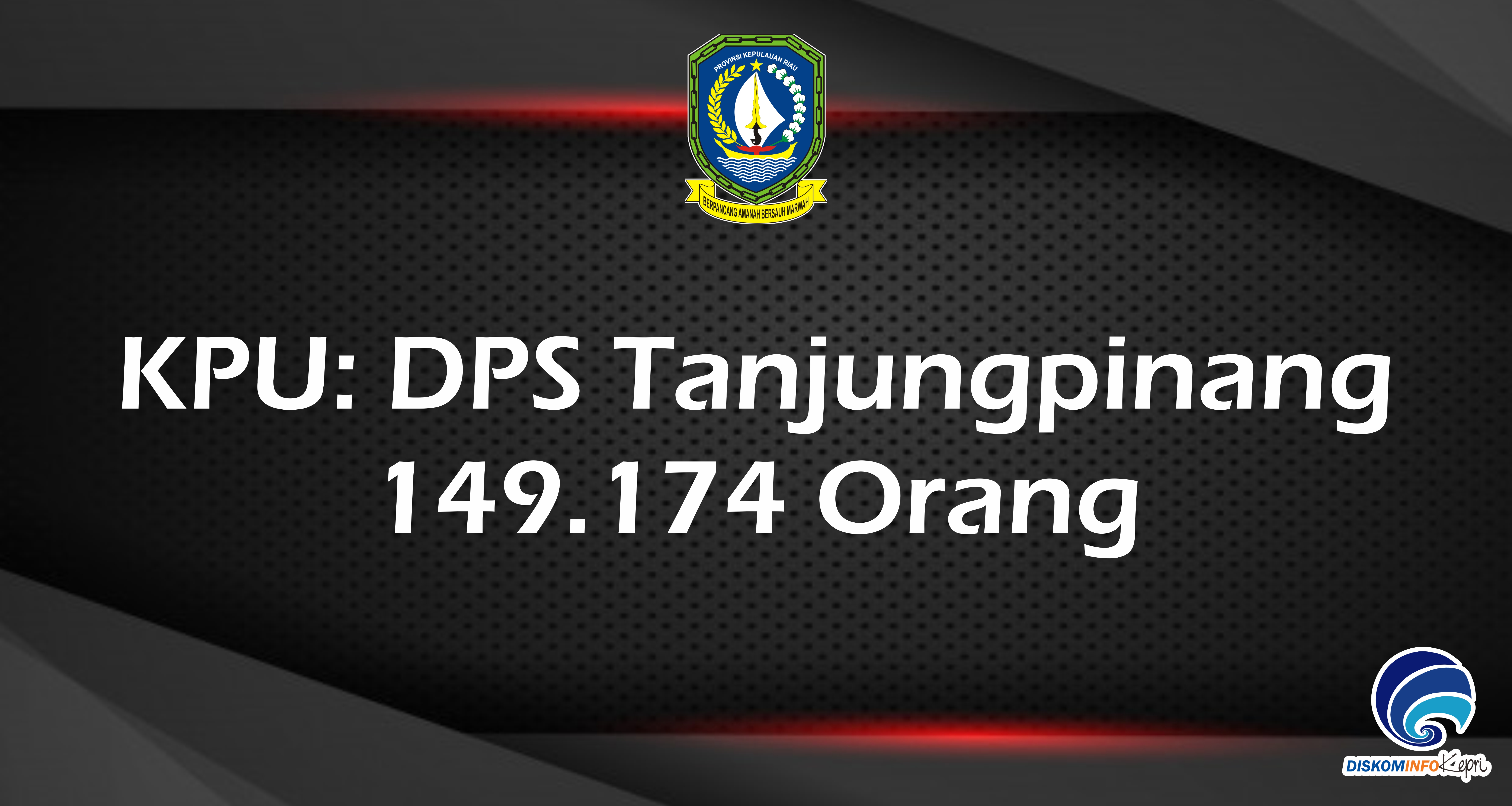 KPU: DPS Tanjungpinang 149.174 Orang