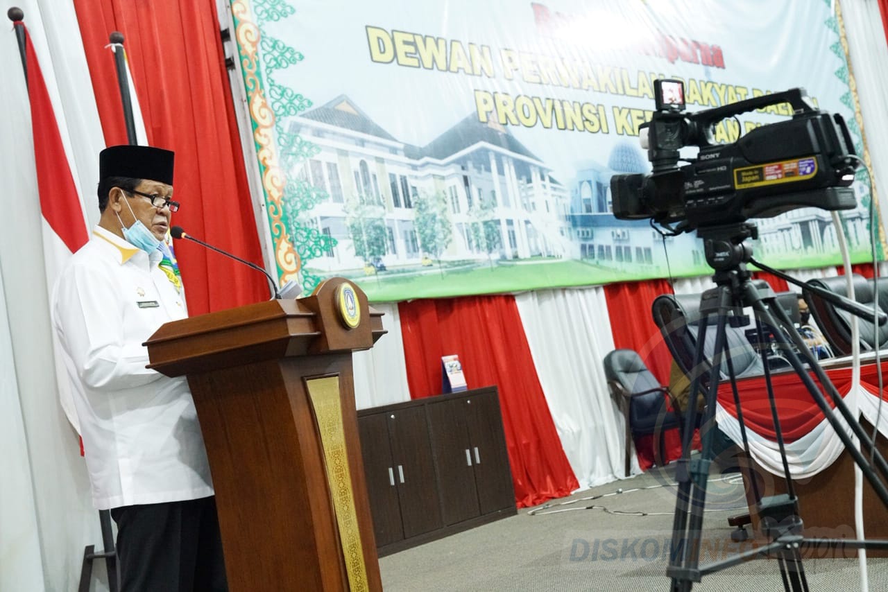 Gubernur Kepri Tanggapi Lima Poin  Pandangan Umum Fraksi