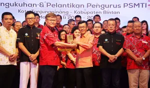 Hadiri Pelantikan Pengurus PSMTI Tanjungpinang - Bintan, Hasan Ajak Jadi Agen Perubahan