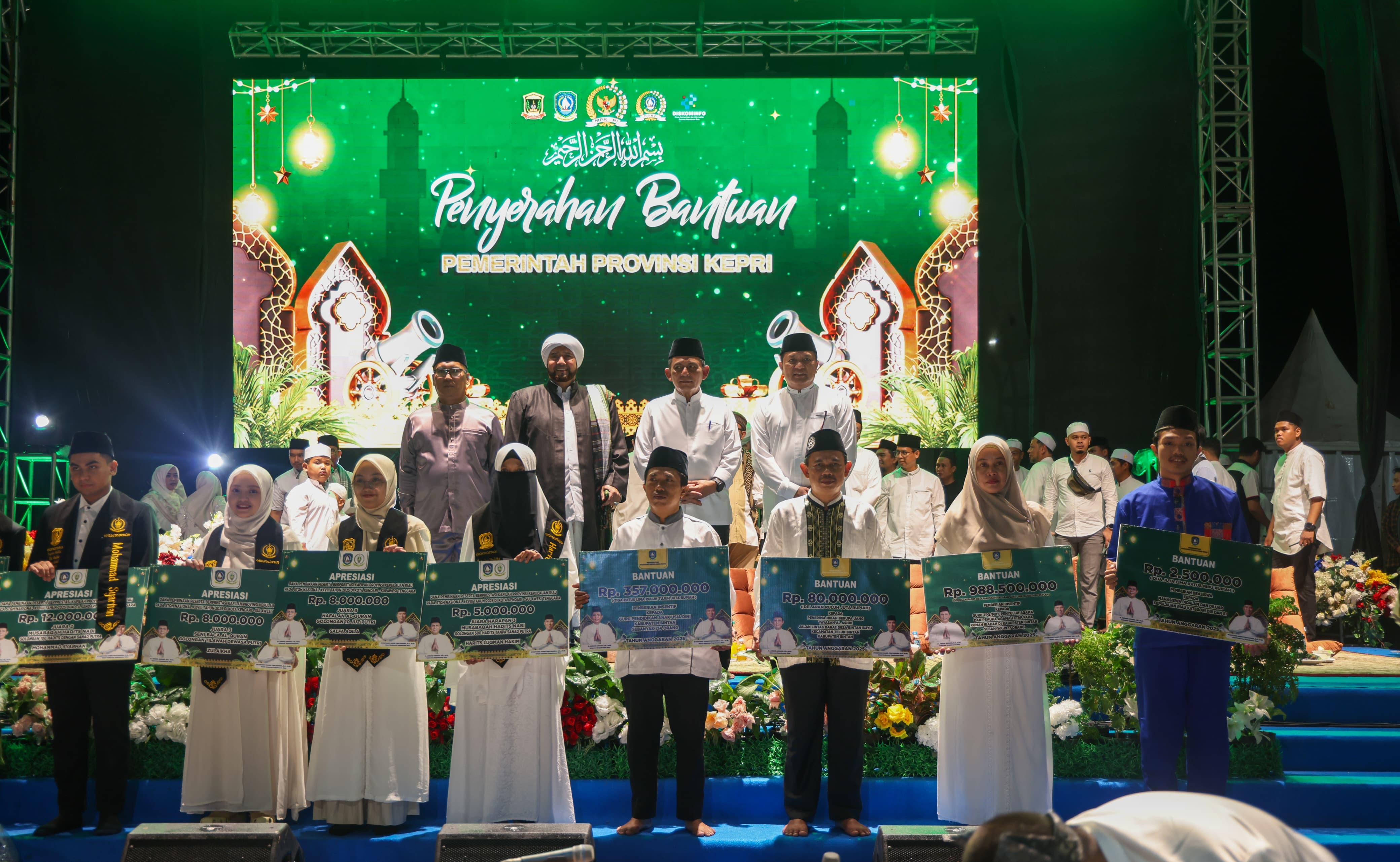 Syahdunya Kepri Bersholawat, Ribuan Jamaah Bersatu di Gurindam 12