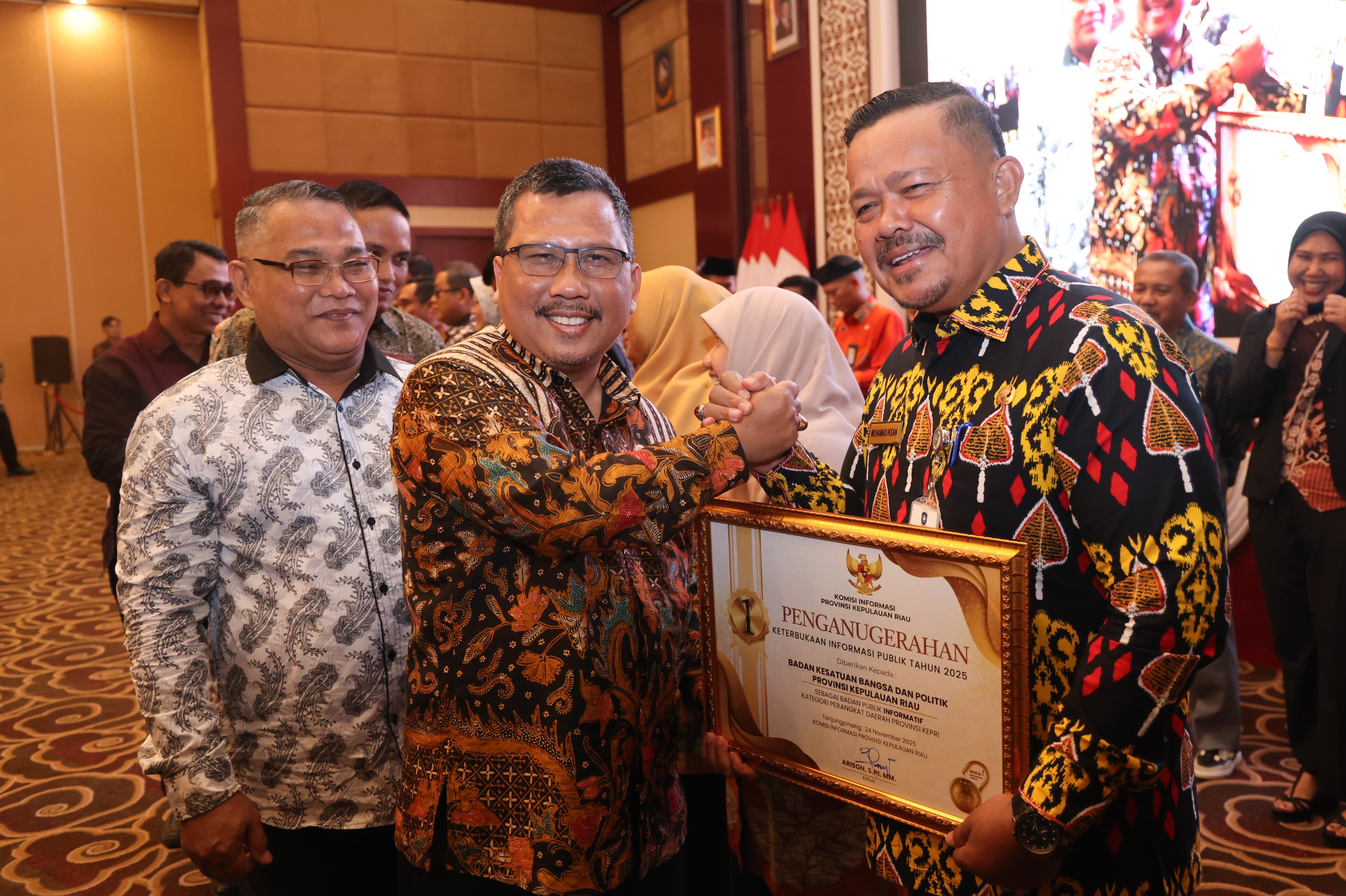 Anugerah KIP Kepri 2025: Jumlah Badan Publik Informatif Melonjak Dua Kali Lipat