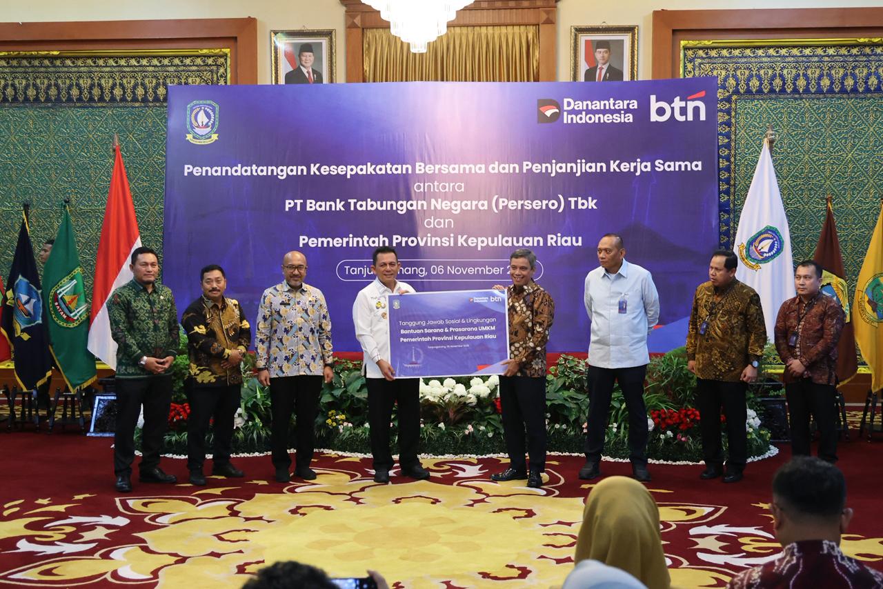 Pemprov Kepri dan Bank BTN Teken MoU, Bangun Ekosistem Keuangan Daerah yang Inklusif dan Berkelanjutan