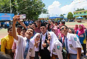 Hadir di HUT ke-45 Smanda Tanjungpinang, Gubernur Ansar Suntikkan Semangat Untuk Siswa-siswi