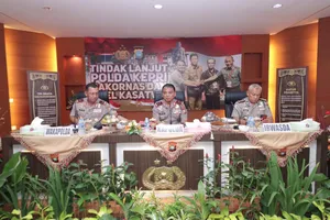 KAPOLDA KEPRI PIMPIN RAPAT TINDAK LANJUT RAKORNAS INDONESIA MAJU DAN APEL KASATWIL 2019