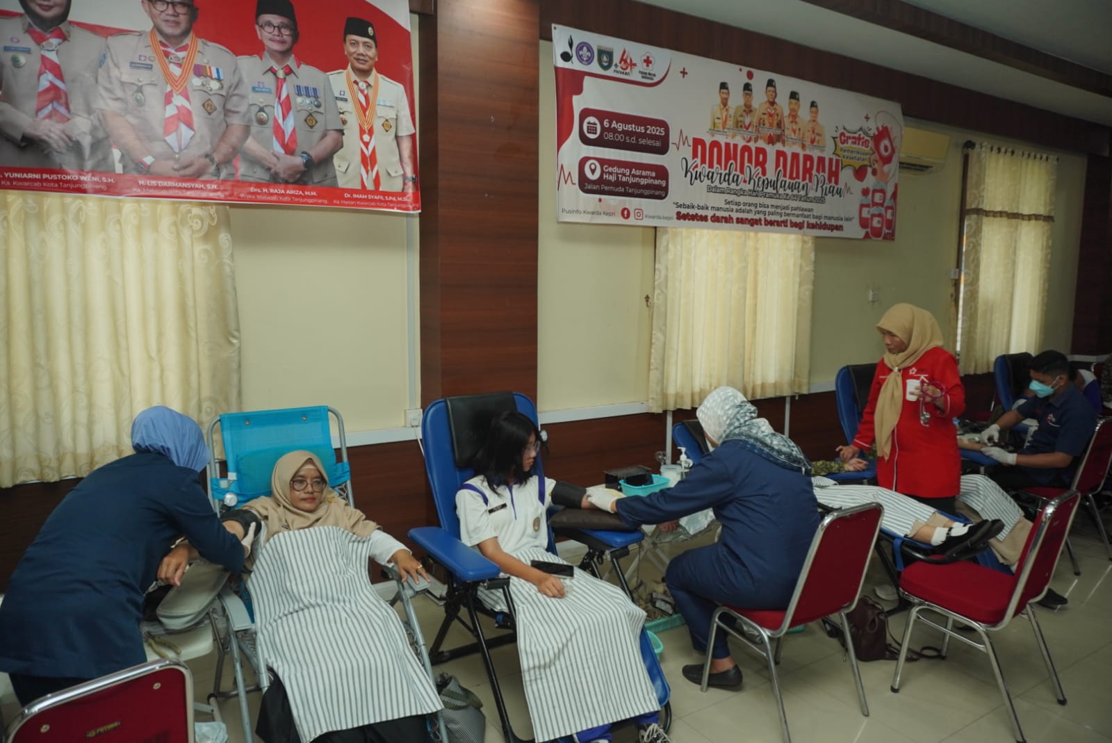 Peringati Hari Pramuka ke-64, Kwarda Kepri Gelar Aksi Sosial dan Pasar Murah