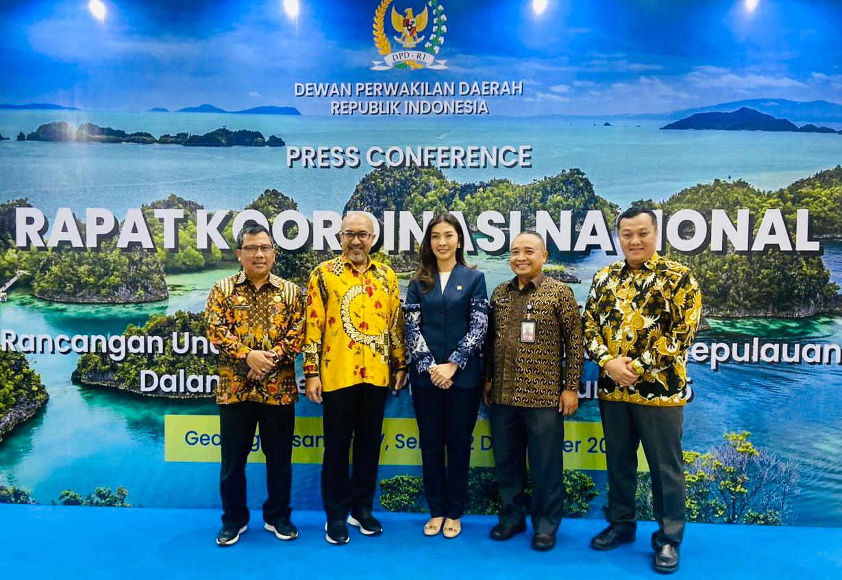 Pj. Sekdaprov Kepri Hadiri Rakornas RUU Daerah Kepulauan di Gedung DPD RI Jakarta