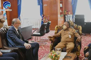 Pj. Sekda Kepri Sambut Kunjungan Dubes Denmark