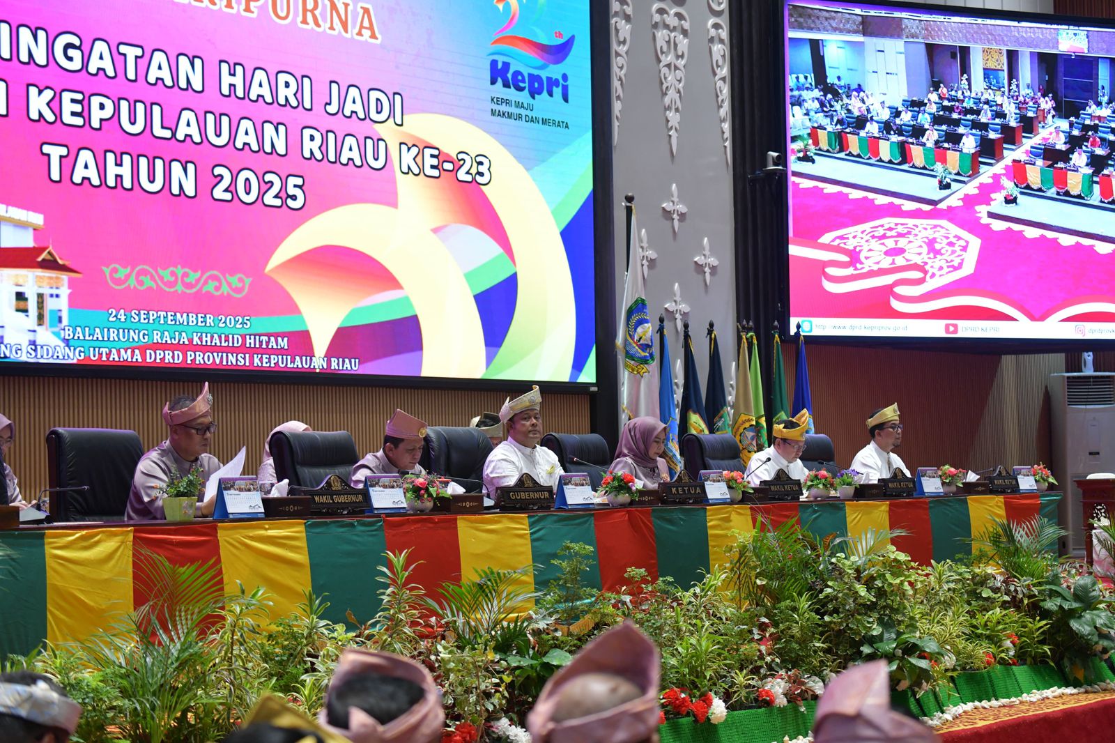 DPRD Kepri Gelar Paripurna Peringati Hari Jadi Ke-23 Provinsi Kepulauan Riau