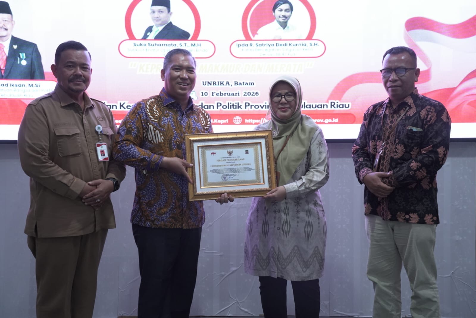 Wagub Nyanyang Buka Rembuk Pancasila Seri IV Digelar di Unrika Batam, Tekankan Peran Generasi Muda Cegah Radikalisme
